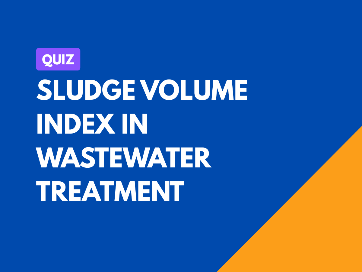 Sludge Volume Index in Wastewater Treatment