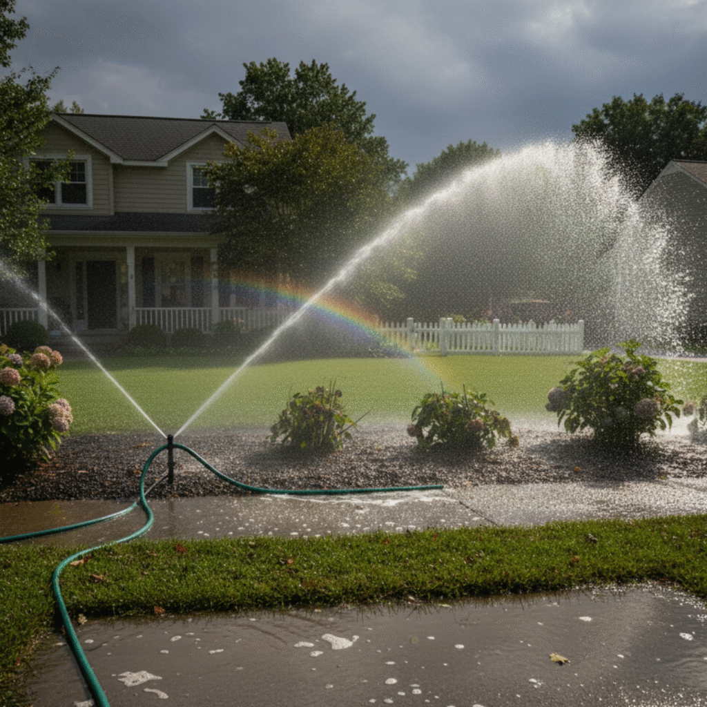 Overwatering Gardens and Lawns